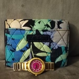 michael kors watch and Vera Bradley wallet